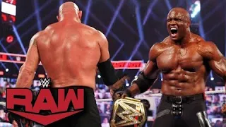 O.M.G Bill Goldberg returns to WWE and challenged Bobby lashley😱😱