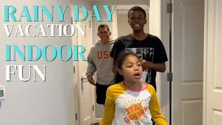 Rainy Day Vlog on Family Vacation | Indoor Egg Hunt | Adoptive Family