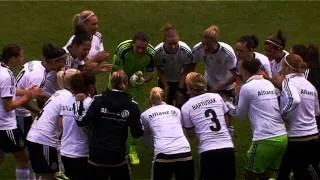 WM-Qualifikationsspiel der Frauen in Mannheim am 10. April 2014: Deutschland -Slowenien