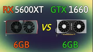 GTX 1660 vs RX 5600XT - benchmark and test in 8 games High setting