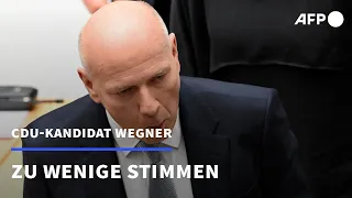 Wegner bei Wahl zum Berliner Bürgermeister zunächst gescheitert | AFP