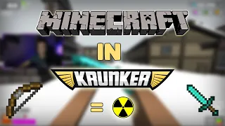 Playing Minecraft In Krunker (Mod Pack) | Nuke Gameplay