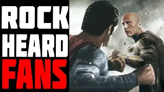 The ROCK HEARD FANS about SUPERMAN!