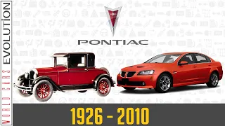 W.C.E.-Pontiac Evolution (1926 - 2010)