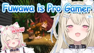 Mococo Can't Stop Laughing At Fuwawa's Pro Gamer Move【FUWAMOCO】【HoloAdvent】