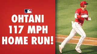 Shohei Ohtani rockets his 15th HR at 117 MPH!