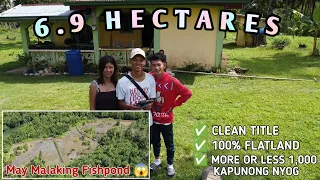 #Vlog14 | 6.9 HECTARES | Sobrang Gandang Farm | 100% FLATLAND |May Fishpond at Bahay na 😍| 8 MILLION
