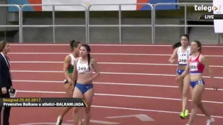 Balkan Athletics Indoor Championships 60m women final