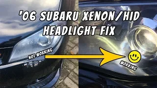 Subaru Hawkeye WRX/STI - HID/Ballast Repair/Replacement 😭 | Project Mona 🔧