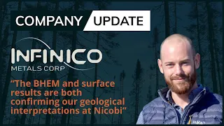 Infinico Metals (TSX.V: INFM) | “The BHEM & surface results confirm our geological interpretations”