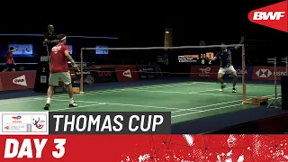 BWF Thomas Cup Finals 2022 | Denmark vs. France | Group B