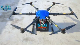 10 kgs payload dropping testing || sag drones ||