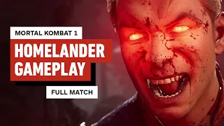 Mortal Kombat 1 - Full Homelander Match Gameplay | Kombat Kast