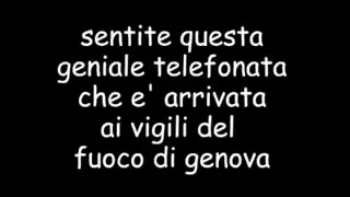 Telefonata Vigili del fuoco- Da morire