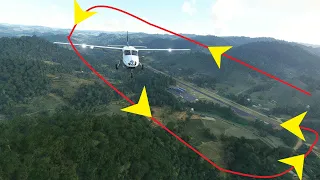 Simulação de Pouso em Caratinga-MG Local da Queda Aeronave Marília Mendonça