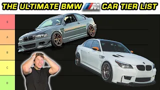The Ultimate BMW M Car Tier List