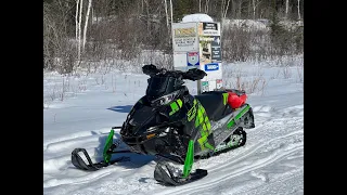 ZR 9000 trail ride.