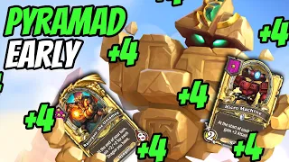 How To Play Pyramad Early Game - Hearthstone Battlegrounds