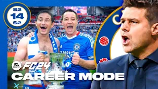 FA CUP FINAL & END OF SEASON BUS PARADE!! FC 24 CHELSEA CAREER MODE S2 EP14