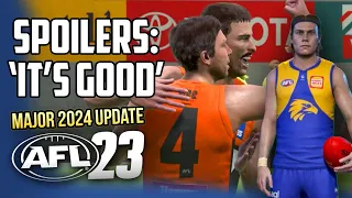 AFL 23 Gets A Major Update: IT'S GOOD