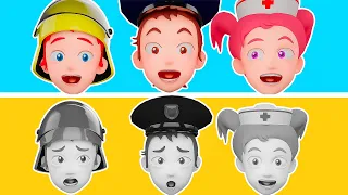 Police Lost Color | Where Is My Color Song | Best Kids Songs and Nursery Rhymes