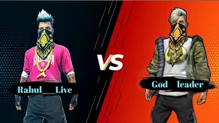 Rahul___Live VS God   Leader|| 1vs1 custom free fire mobile player|| Only One Tap@Rahul___Live1125