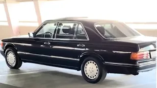 مرسيدس بنز موديل 1991🔥 ....لارج SEL 560 كحلي غامق 😎