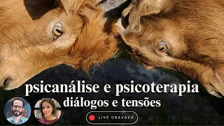 psicanálise e psicoterapia: diálogos e tensões (live gravada em 10/04/24)