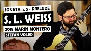 S.L. Weiss - Sonata No. 5 - Prelude played by Stefan Volpp on a 2018 Antonio Marin Montero
