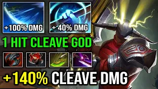 GODLIKE 1 HITS CLEAVE Hit Like a Truck Sven +140% Cleave DMG Pro Sven Brutal Madness OP Dota 2