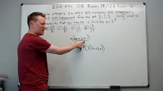 2010 AMC 10 B, Problems 16 thru 20: Rapid Fire