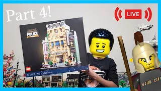 🔴 Lego Police Station Modular Build & Chat with Stud City!| Finale