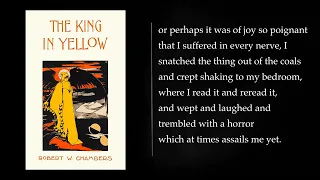 The king in yellow BY ROBERT W. CHAMBERS. Audiobook, full length