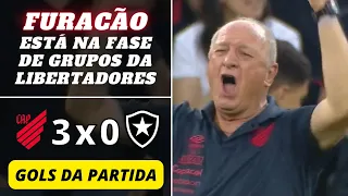 Athletico-PR 3 x 0 Botafogo | Gols da Partida | Brasileirão Série A