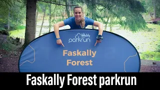 parkrun Scotland. Running Faskally Forest parkrun. Pitlochry, Perthshire - hilly trail run!