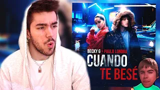 REACCIÓN A | BECKY G, PAULO LONDRA - CUANDO TE BESE (OFFICIAL VIDEO)