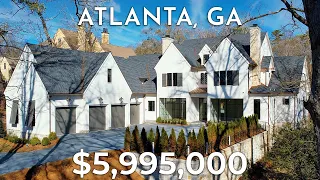 INSIDE ATLANTA OPULENCE: PRESTIGIOUS $5,995,000 BUCKHEAD ESTATE IN EXCLUSIVE TUXEDO PARK | FULL TOUR