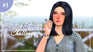 A Difficult Beginning || Aquarius || Sims 4 Zodiac Legacy Challenge #1