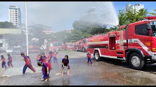 Bermain Air di Kantor Pemadam Kebakaran Kota Makassar || TK Gracia
