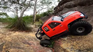 Axial Scx6 Honcho & Jeep now F100 Rc Crawlers Pushing the limits testing.