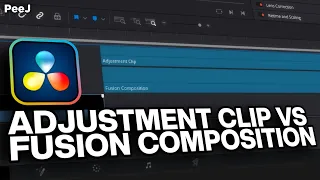 Fusion Comp vs Adjustment Clip