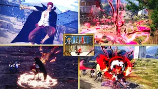 One Piece Pirate Warriors 4 - Film Red Shanks All Ultimate/Specials Attacks Gameplay - (DLC Pack 5)