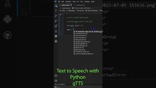 Text to Audio in Python Creating Engaging Narrations with the gTTS Library #texttospeech #gtts