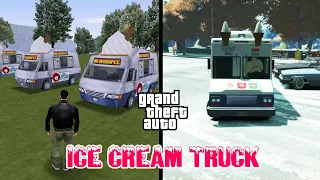 Evolution of ICE CREAM TRUCKS in GTA games!