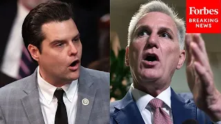 Matt Gaetz Accuses McCarthy Of Scuttling Scalise, Jordan, And Emmer—But Failed To Stop Mike Johnson