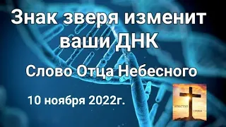 "Знак зверя изменит ваши ДНК" Слово Отца Небесного 10.11.2022г. Пророческое служение Апостол Слова