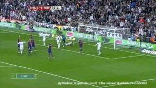 Real Madrid - Barcelona (0-2) 10.04.2010 highlights, tricks