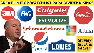 Crea tu Watchlist de Dividend Kings en Google Sheets. Paso a Paso