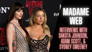 Madame Web Premiere - Dakota Johnson, Sydney Sweeney, Adam Scott Interviews