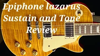 epiphone Lazarus,  tone and sustain test #epiphone #lazarus